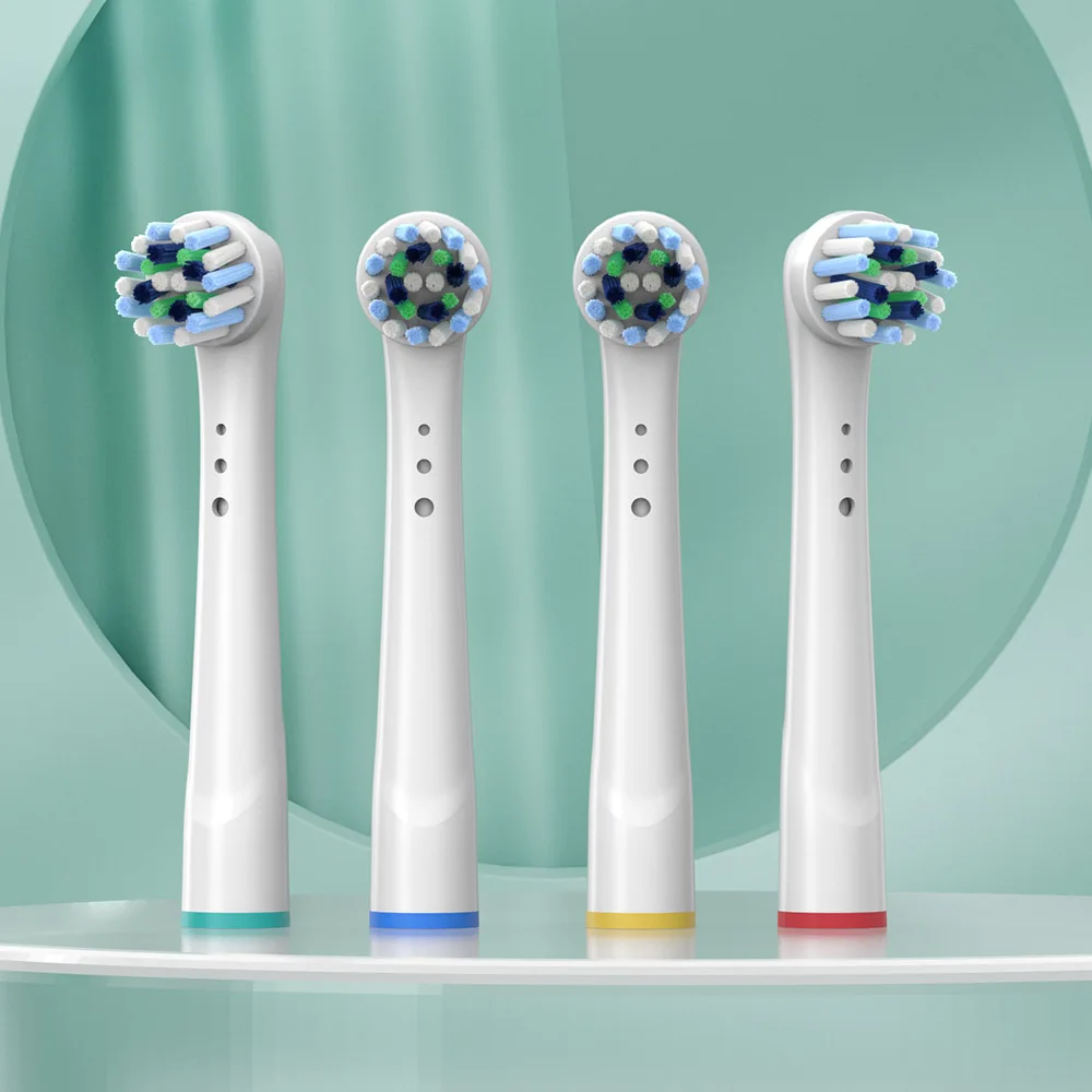 Têtes de brosse à dents électrique de rechange, pour Oral B, poils sensibles, D100, D25, D30, D32, 4739, 3709, 3744, 16 pièces