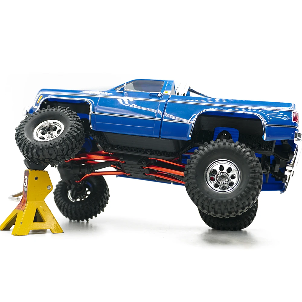 Yeahrun 8pcs Metall erhöhte Glieder stange für 1/18 TRX-4M k10 High Trail RC Crawler Autoteile