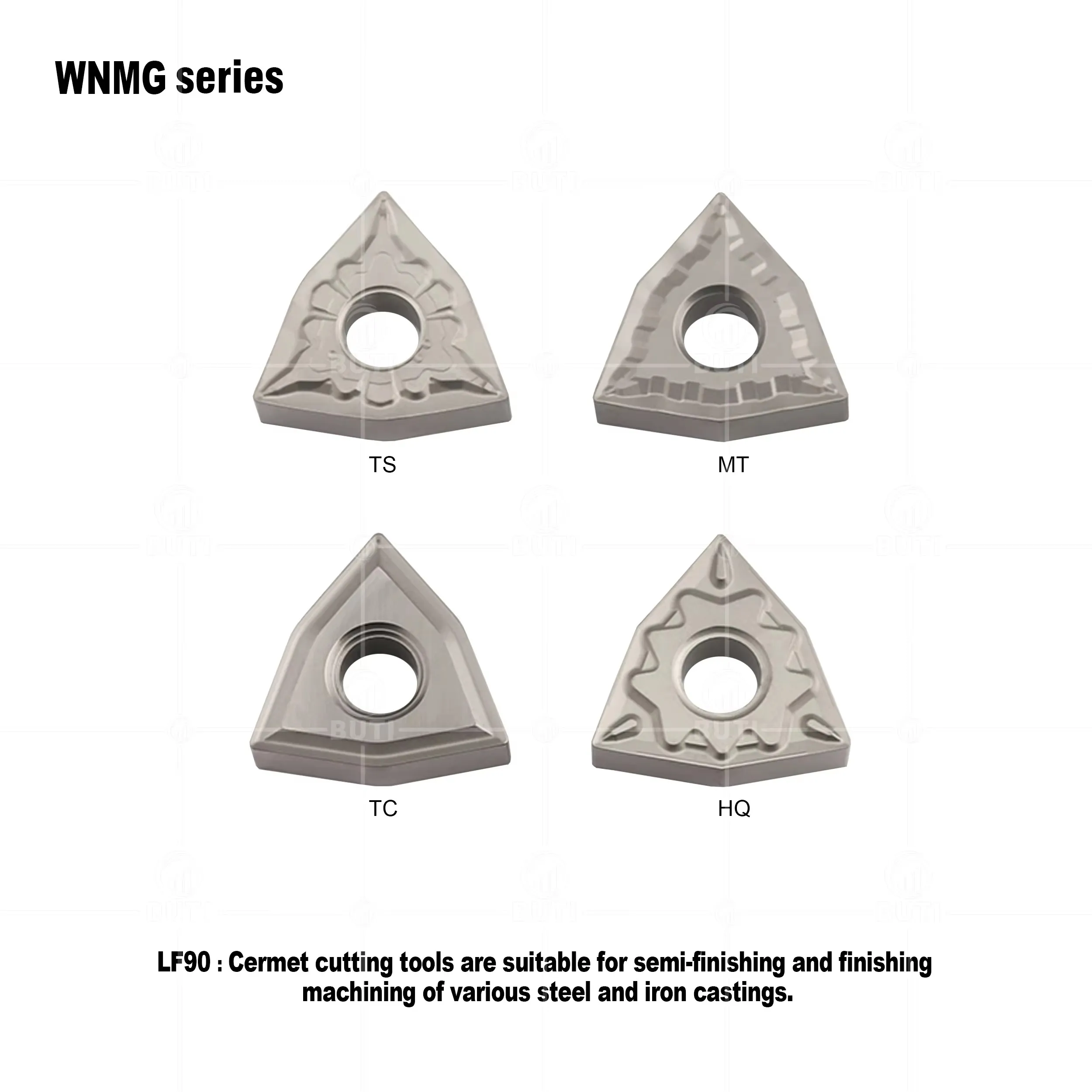 DESKAR 100% originale WNMG 080404 080408   HQ MT TS LF90 Tornio CNC Inserti in metallo duro Utensili da taglio per lama da tornio in ceramica metallica