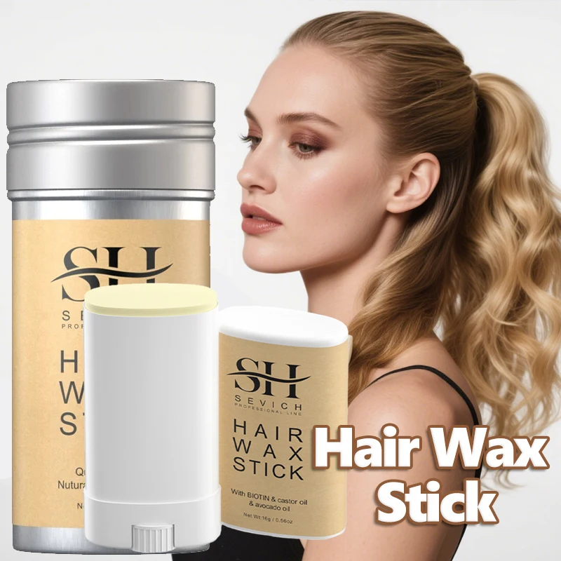 Hair Wax Stick Shattered Hair Finishing Cream Strong Hold Edge Styling Finishing Broken Hair Gel Smooth Artifact Non-Greasy Gel