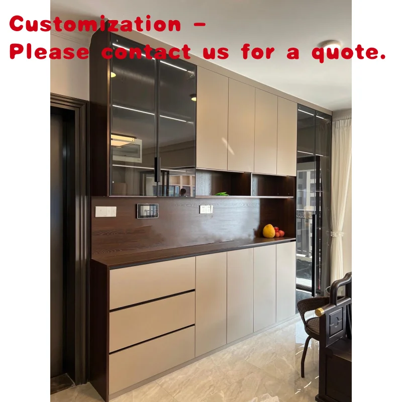 

custom.Customized Modern-Style Solid Wood Display and Wine Cabinets Living Rooms and Dining Areas