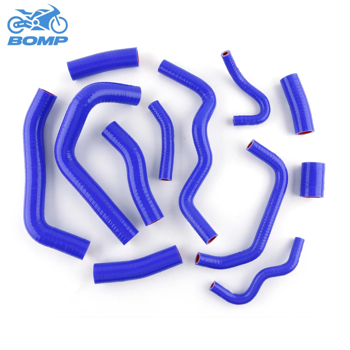 FOR 2004-2005 HONDA CBR 1000 RR FIREBLADE CBR1000RR Silicone Radiator Hoses Tubes Piping Kit 12Pcs 10 Colors