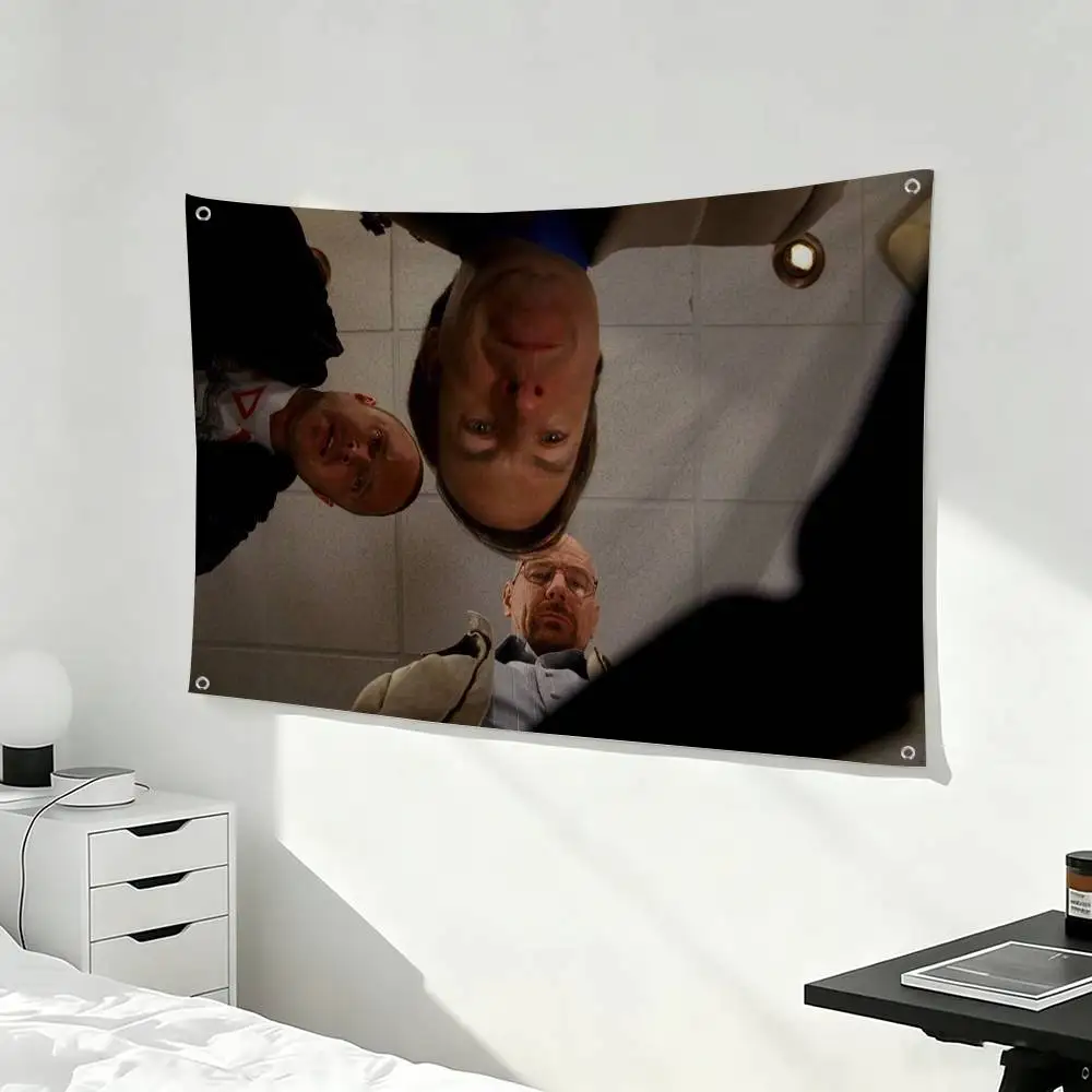 B-Breaking Walter White B-Bad Flags for Bedrooms Home Decor Items Outdoor Decors Garage Decoration Flaga