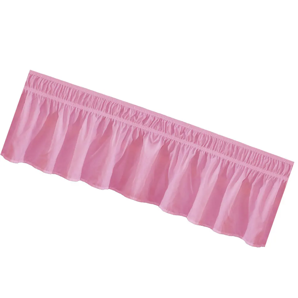 

Solid Color Elastic Band Full Coverage Ruffled Design Dust Ruffle Bedroom Decor Bouffancy Bedding