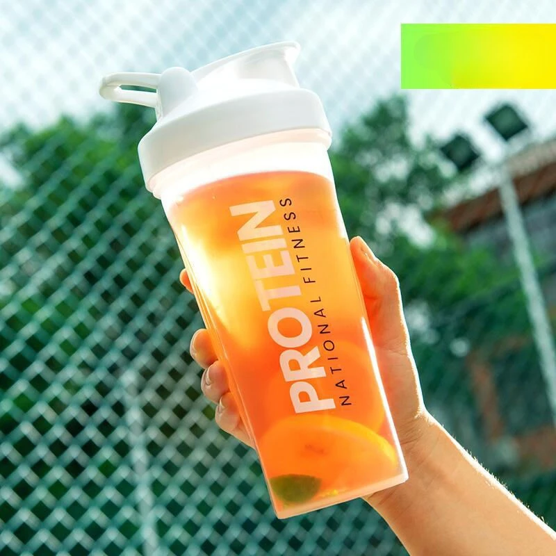 1 PC Meal Replacement Shaking Cup, Fitness Sports Water Cup, Milkshake Mixing Cup, Large Capacity Portable Graduated Cup