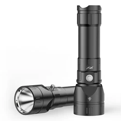 Ultra Bright XHP50 LED Diving Flashlight - Waterproof IPX8 Dive Torch for 18650/26650 Battery Use Underwater