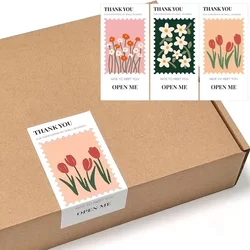 5*10cm 10-30Pcs Thank You Stickers Seal Labels Small Business Commodity Packaging Sealing Decoration Stickers Package Stickers