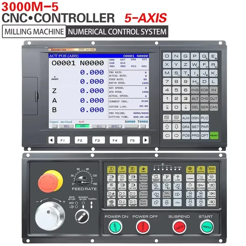 

2026 Low Cost Milling Machine CNC Controller 5 Axis With ATC Function Plc Programmable Logic Control System CNC Kit