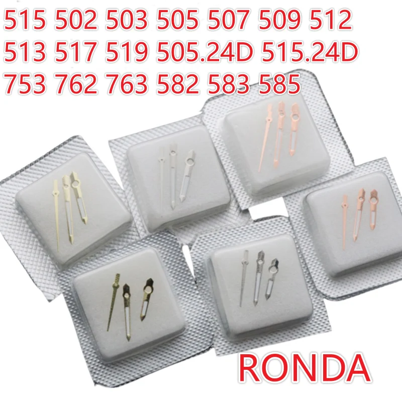 For Ronda 515 Hand 505 Hand 503 513 502 512 519 509 507 517 505.24d 515.24d 753 763 762 582 583 585 Clock Hands for Ronda