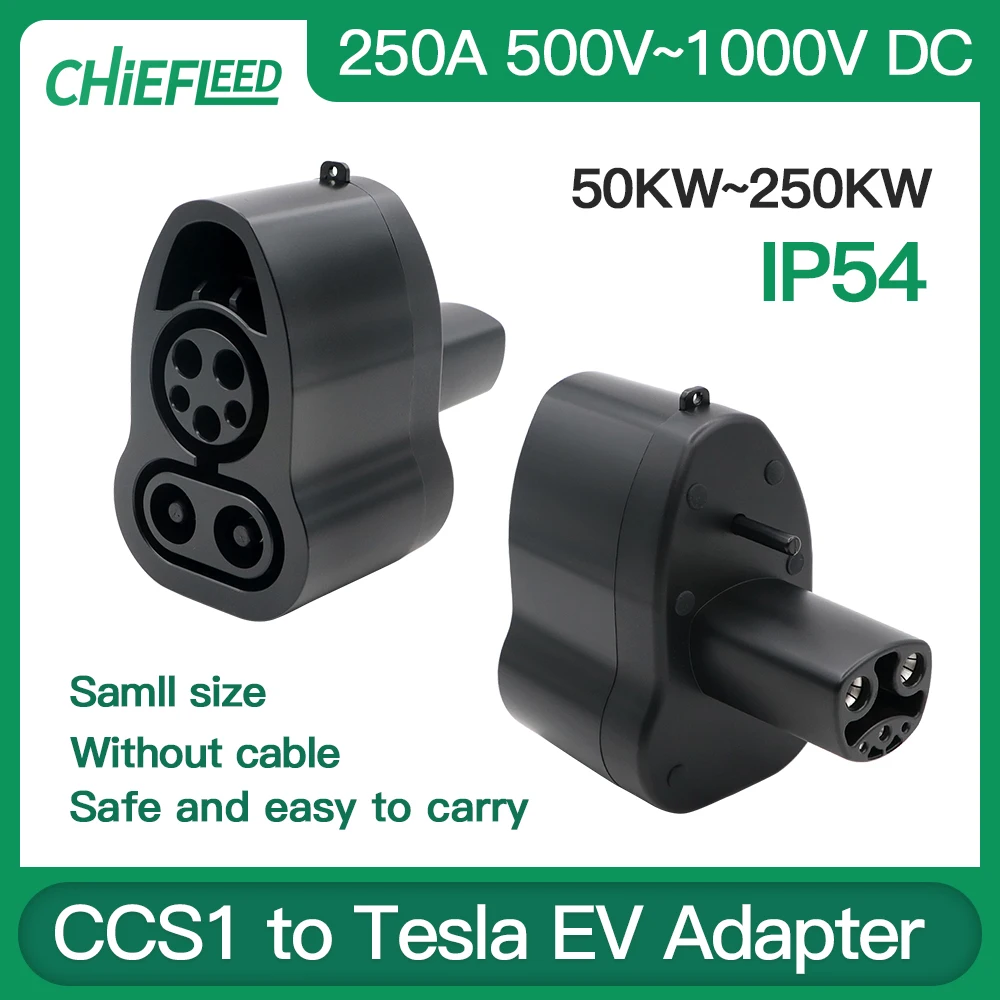 

Chiefeed CCS1 to Telsa Adapter 250A for Tesla Model 3,Y, S and X - for Tesla Owners Only - Fast Charge Tesla