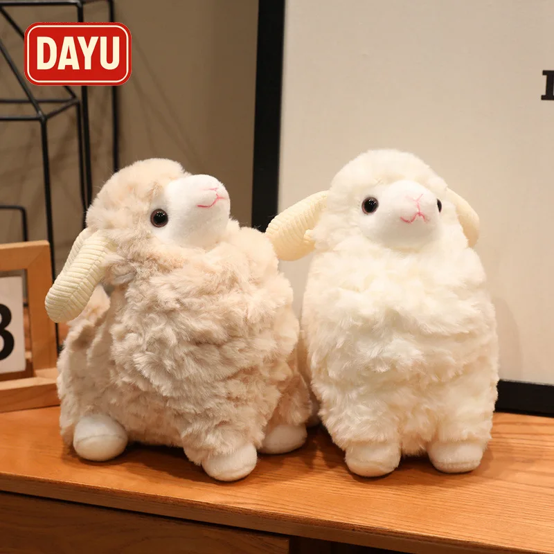 

Cute Fluffy Lamb Plush Pillow - Soft Stuffed Animal Doll, Kawaii Home Decor, Soothing Bedroom Decoration & Gift Idea