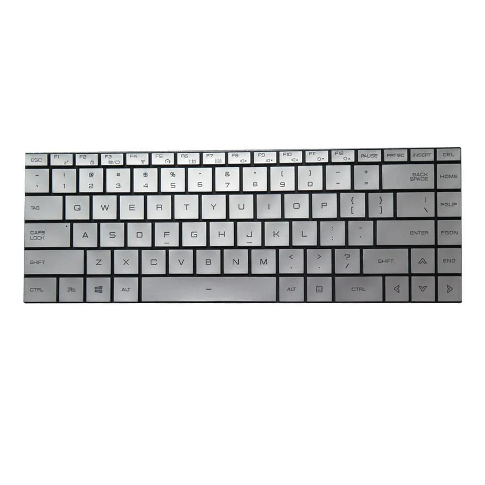 

Laptop Keyboard For illegear For IONIC 15 English US With Backlit Silver New