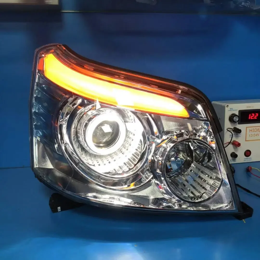 

2 шт. светодиодные фары «ангельские глазки» в сборе для Cowry V80, двойные линзы, ксеноновый стример, указатель поворота, автомобильные аксессуары