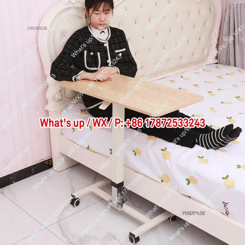 Creative Bedside Senior Tables Hospital Dedicated Nursing Tables Movable Dining Table Multi-functional Liftable Senior Table