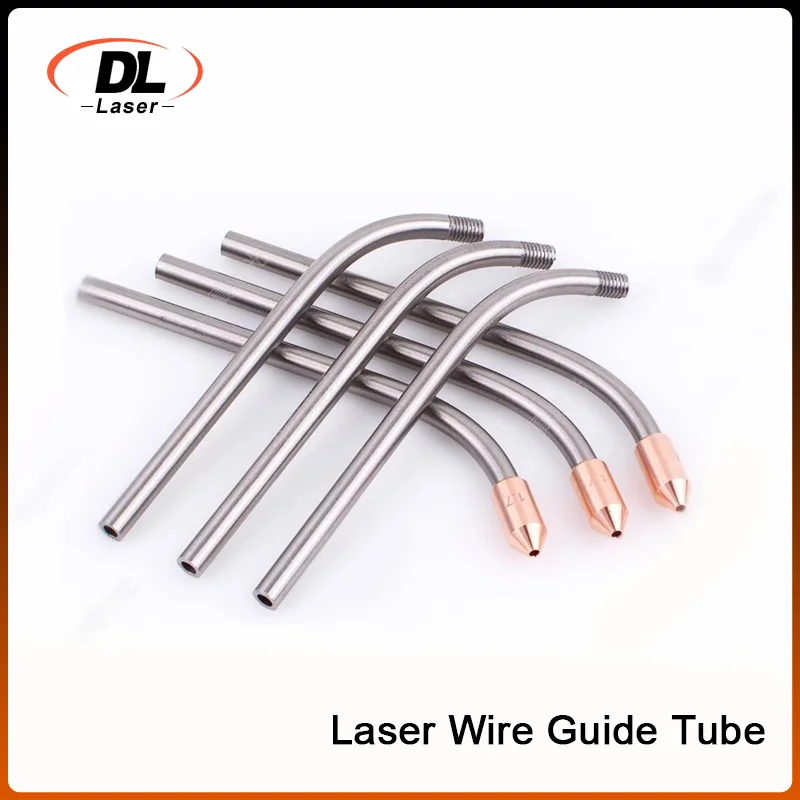 DL Fiber Laser Handheld Welding Wire Feeding Nozzle and Wire Guide Nozzle M5 Copper Wire Outlet Nozzle Bent Rod Accessories