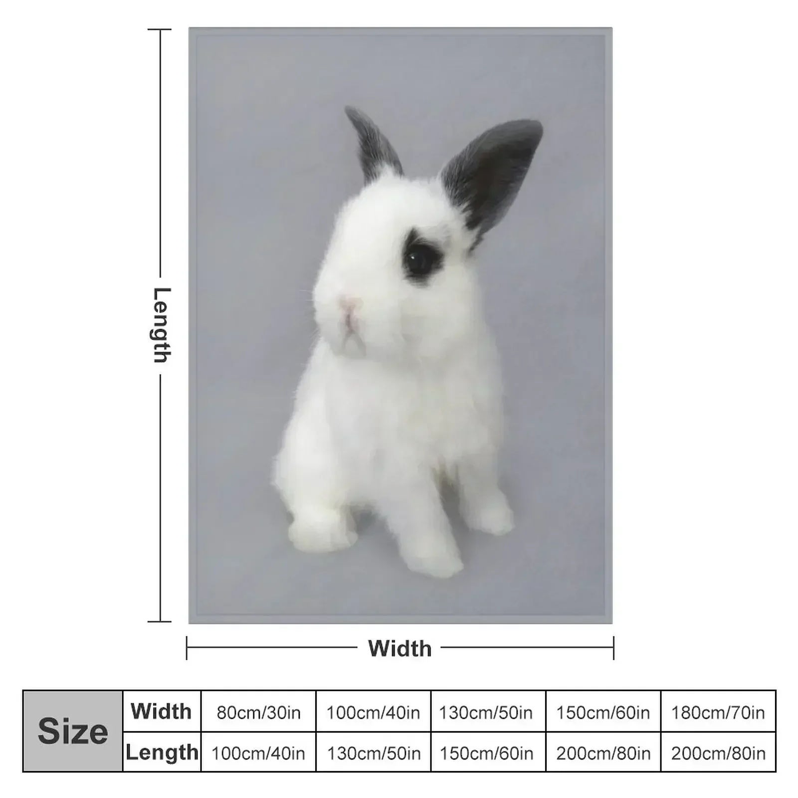 Little Rabbit Throw Blanket Soft Big Softest halloween wednesday Bed Blankets For Baby Blankets