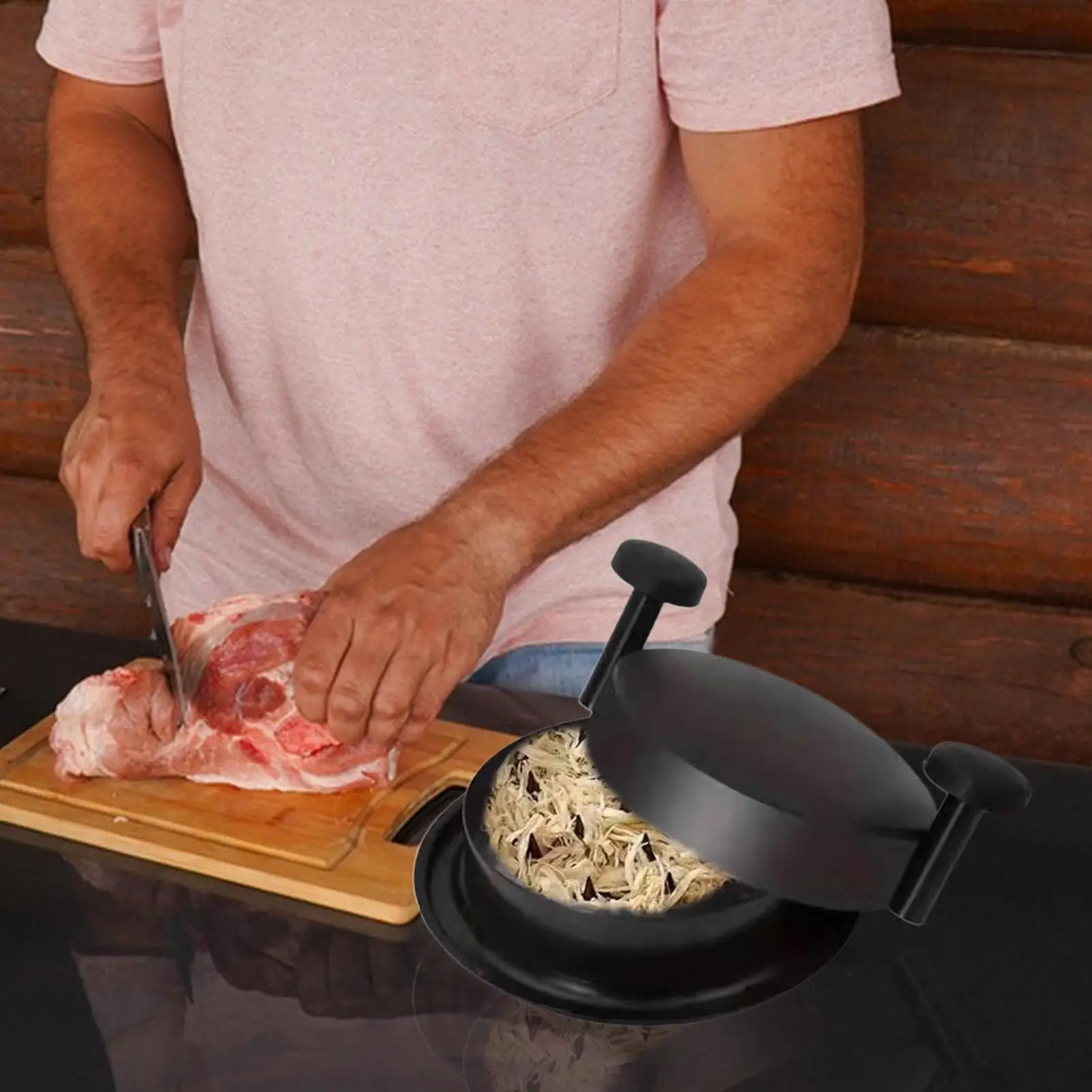 

Chicken Shredder Chicken Shredding Machine Beef Vegetable Meal Prep Chopper For Home Restaurant Chef Fitness Lover Hamburger