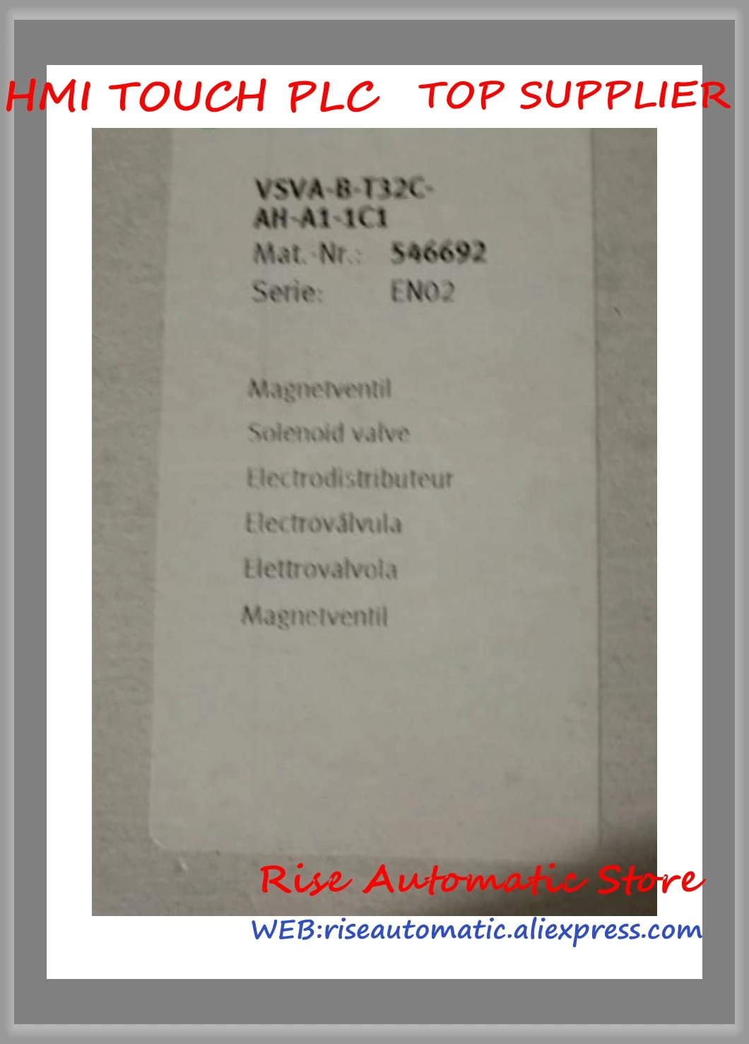 

VSVA-B-T32C-AH-A1-1C1 546692 New Solenoid Valve