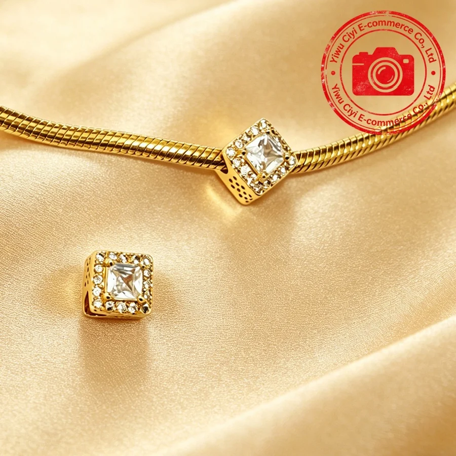 New DIY Sparkling Money bag,Heart,Infinity Gold Series Charm Heart Bead Pendant Fit Original Snake Bone Trinket Jewelry FineGift