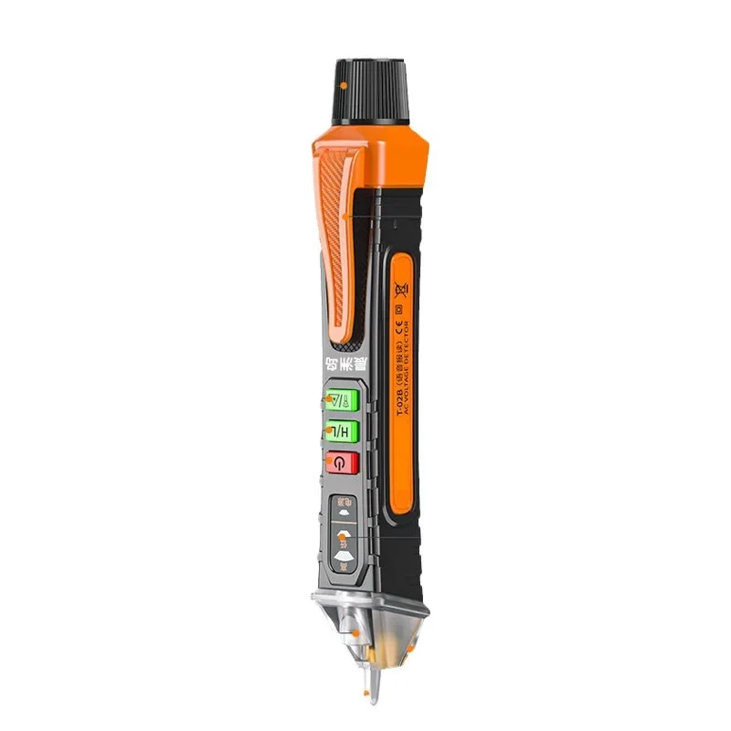 Detector de Tensão sem Contato Inteligente Tester Pen Medidor 121000v Corrente Sensor Elétrico Teste de Voz Lápis Indicador de Voltagem