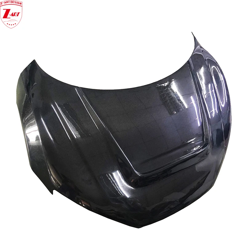 Z-ART R8 Carbon Fiber Front Hood for AUDI R8 V8 V10 2008-2015 Front Trunk Lid for Audi R8 MK1 Carbon Fiber Front Cover