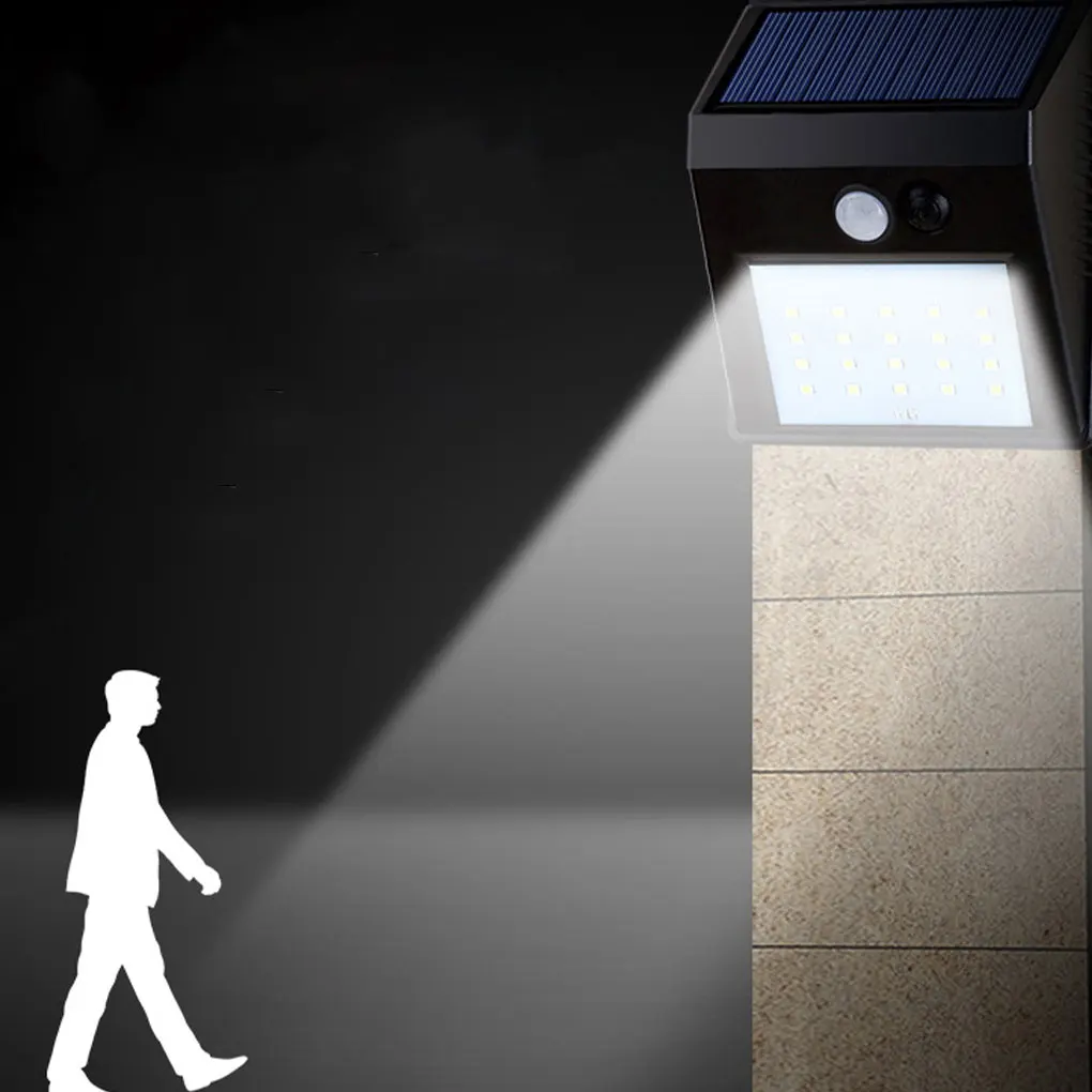 Solar Powered Light 30 LED Lights Garden Lamp PIR Motions Sensor Lightweight Lamps Courtyard Lighting Lantern Yard Decor