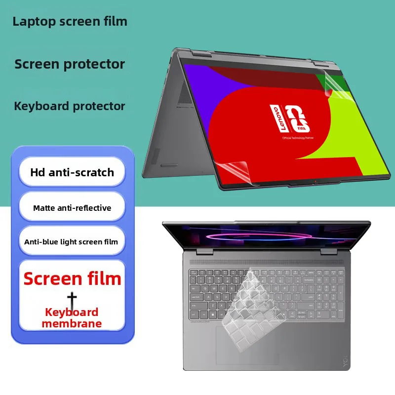 for Lenovo Yoga 7 2-in-1 16IPH11 16AGP11 16inch notebook HD screen film privacy protection anti-peep film  Keyboard film