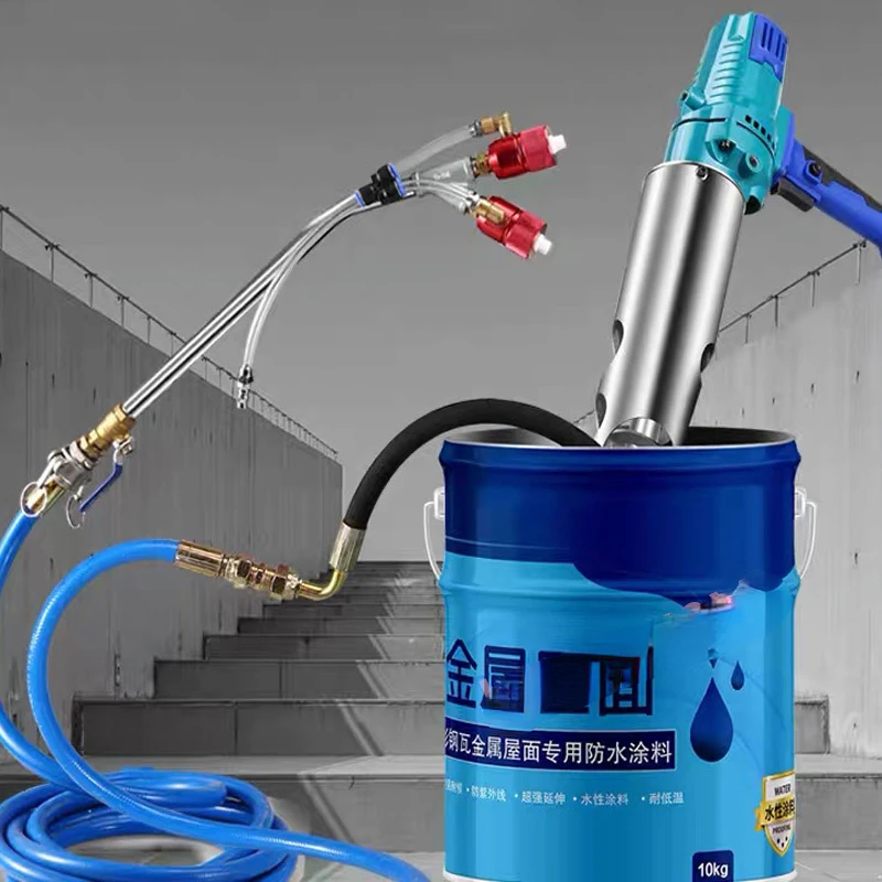 Portable Polyurethane Putty Cement Grouting Machine Multifunctional High Pressure Waterproof Spraying Latex Equipment 220V/1500W