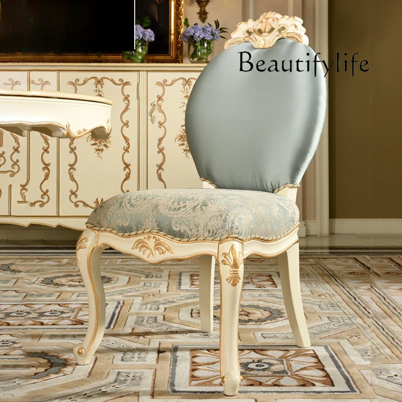 

European dining chair neoclassical size apartment home designer fashion exquisite high sense