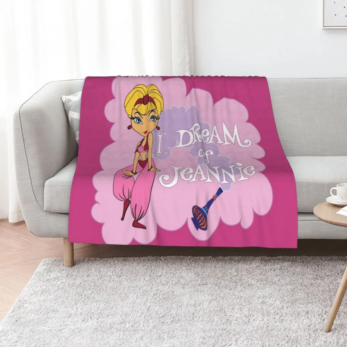 

I Dream of Jeannie 4 Throw Blanket Loose Sofa bed plaid Softest Blankets