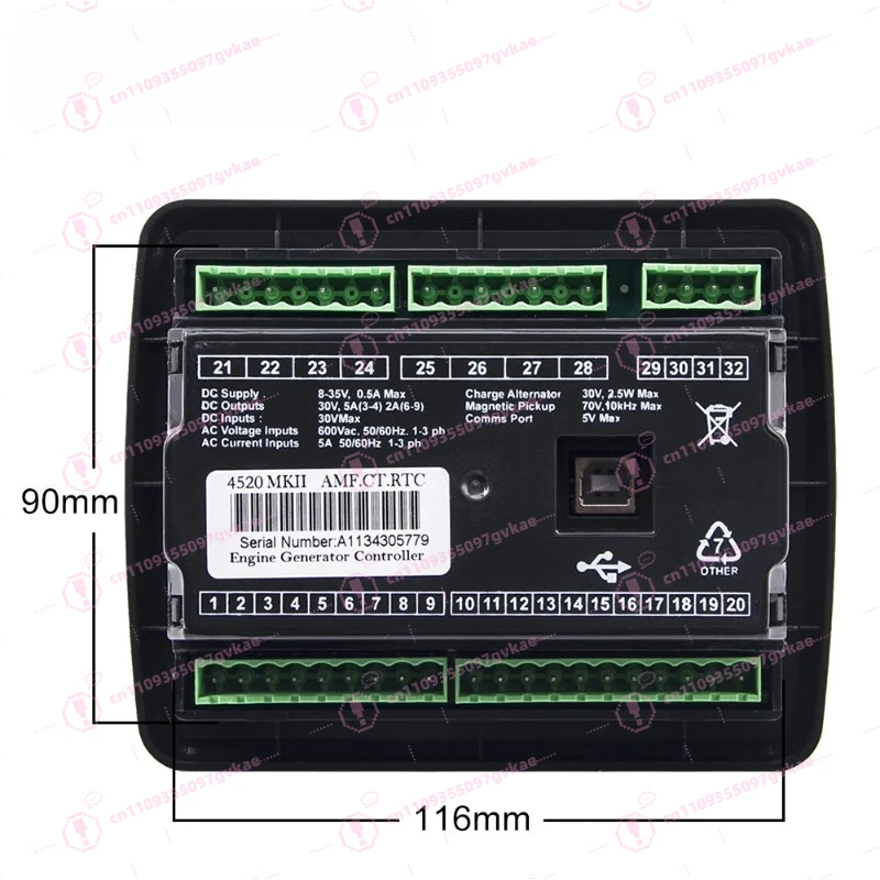 DSE4520 Diesel Generator Controller Panel Automatic Power Fault Control