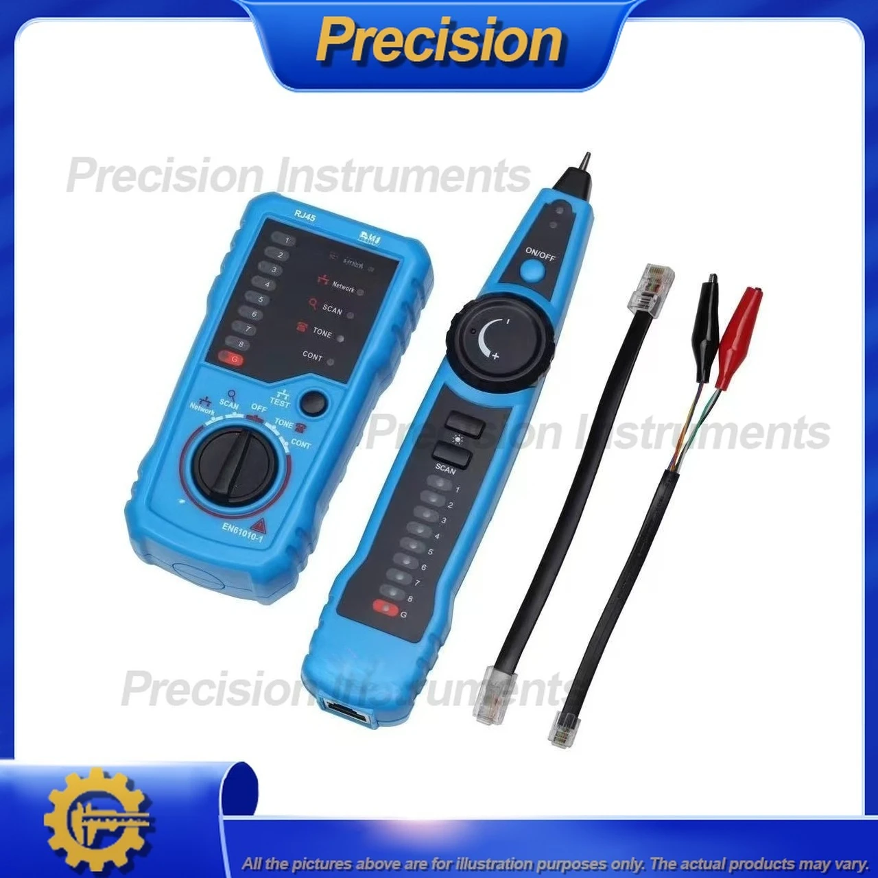 2026 Network Cable Tester with Noise Resistance Multi Function Line Finder for Ethernet Telephone Wiring Detection Tool