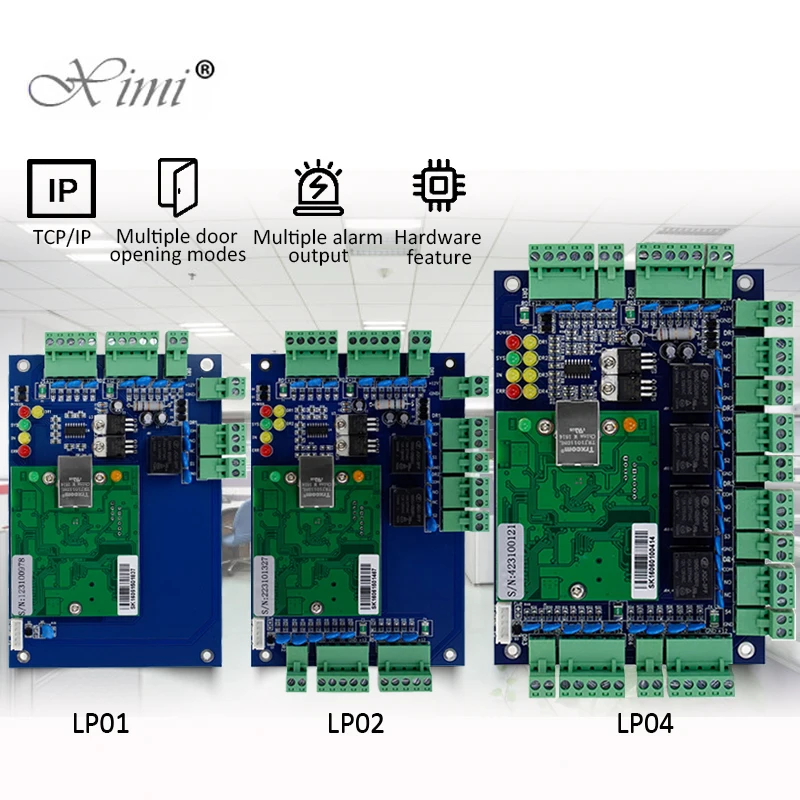 Wiegand TCP/IP WG001/WG002/WG004 dveře přístup ovládání deska 2 doors přístup conrol panel 4 doors přístup regulátor systémy