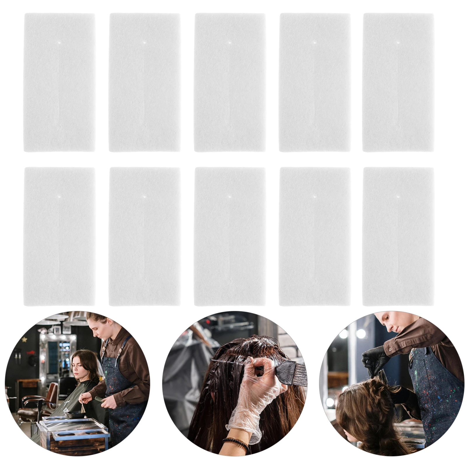 

Hair Perming Sheets Heat Resistant Styling Strips Salon Home Use Perm End Wraps White Tissue Portable Hairdressing Tool
