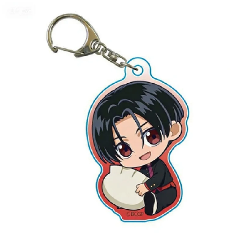 New Style Anime BUCCHIGIRI？！ Acrylic Keychain Grinberryall Figure Pendant Bag Car Keychain Cell Phone Pendant Present Gifts 6cm