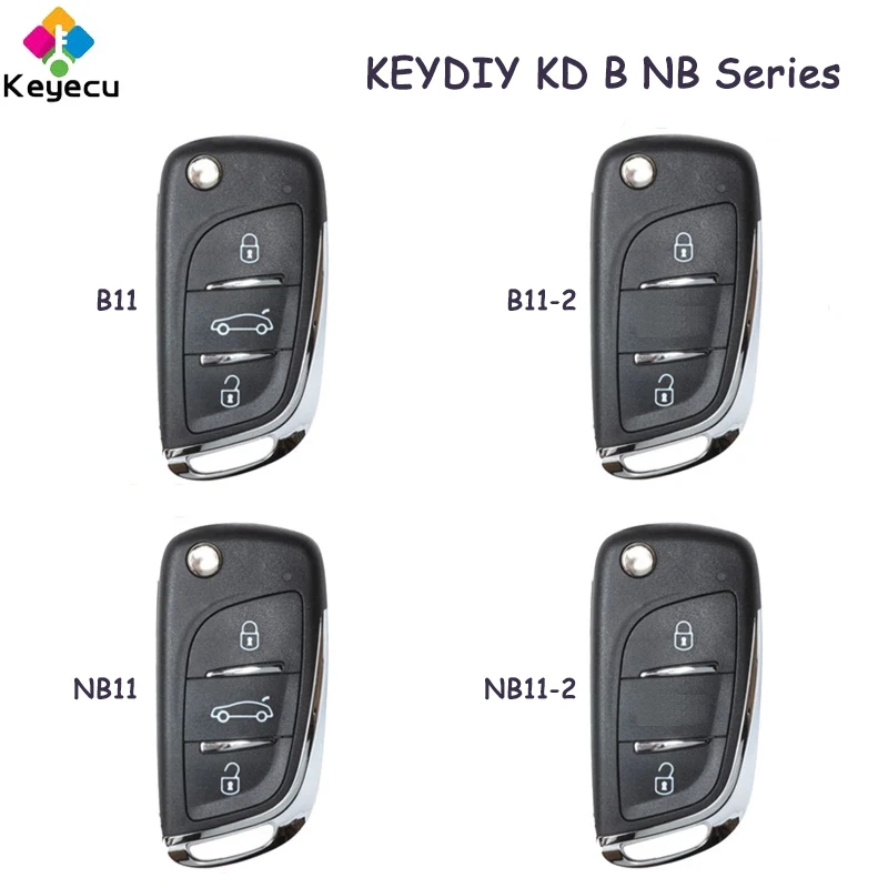 

KEYECU KEYDIY KD B NB Series B11 B11-2 NB11 NB11-2 for DS Style Universal Remote Car Key for KD900 KD900+ URG200 KD-X2