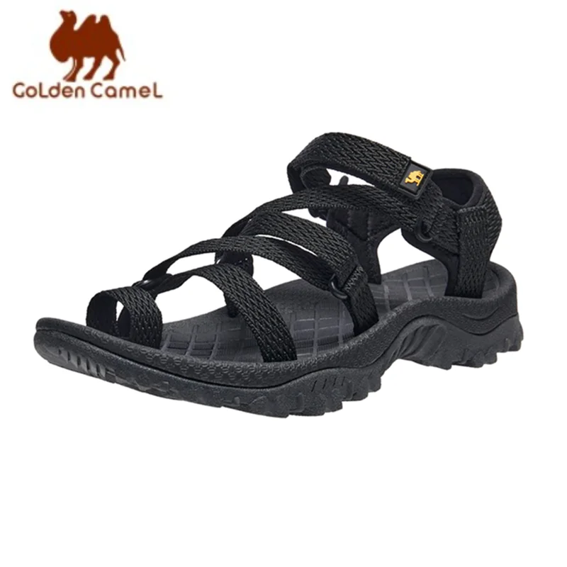 GOLDEN CAMEL Women\'s Hiking Sandals Adjustable Strap Waterproof Arch Support Beach Sandal Summer Ladies Shoes for Water Athletic