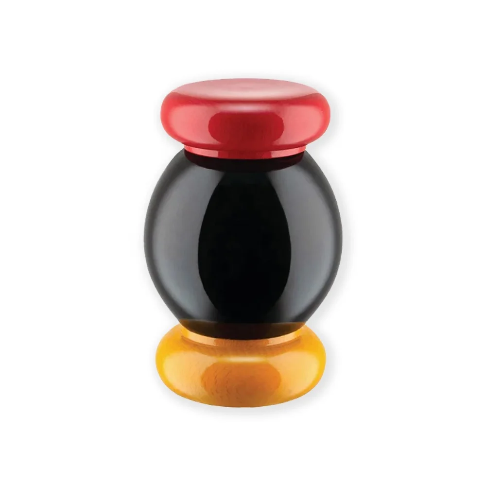 Houselin Eco-Friendly Beech Wood Salt & Pepper Spice Grinder with Rotary Knob Hand Wash Only for Kitchen and Restaurant Use