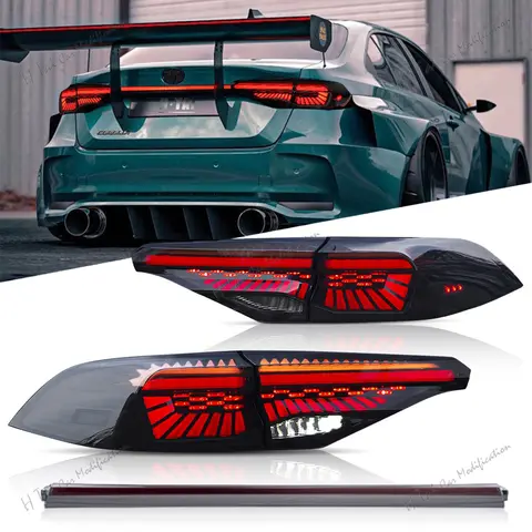 LED Tail Lights For Toyota Corolla 2020-2023 Rear Lamps Taillights Rear Fog Lights Dynamic Turn Signal Car Tail Light Assemblies