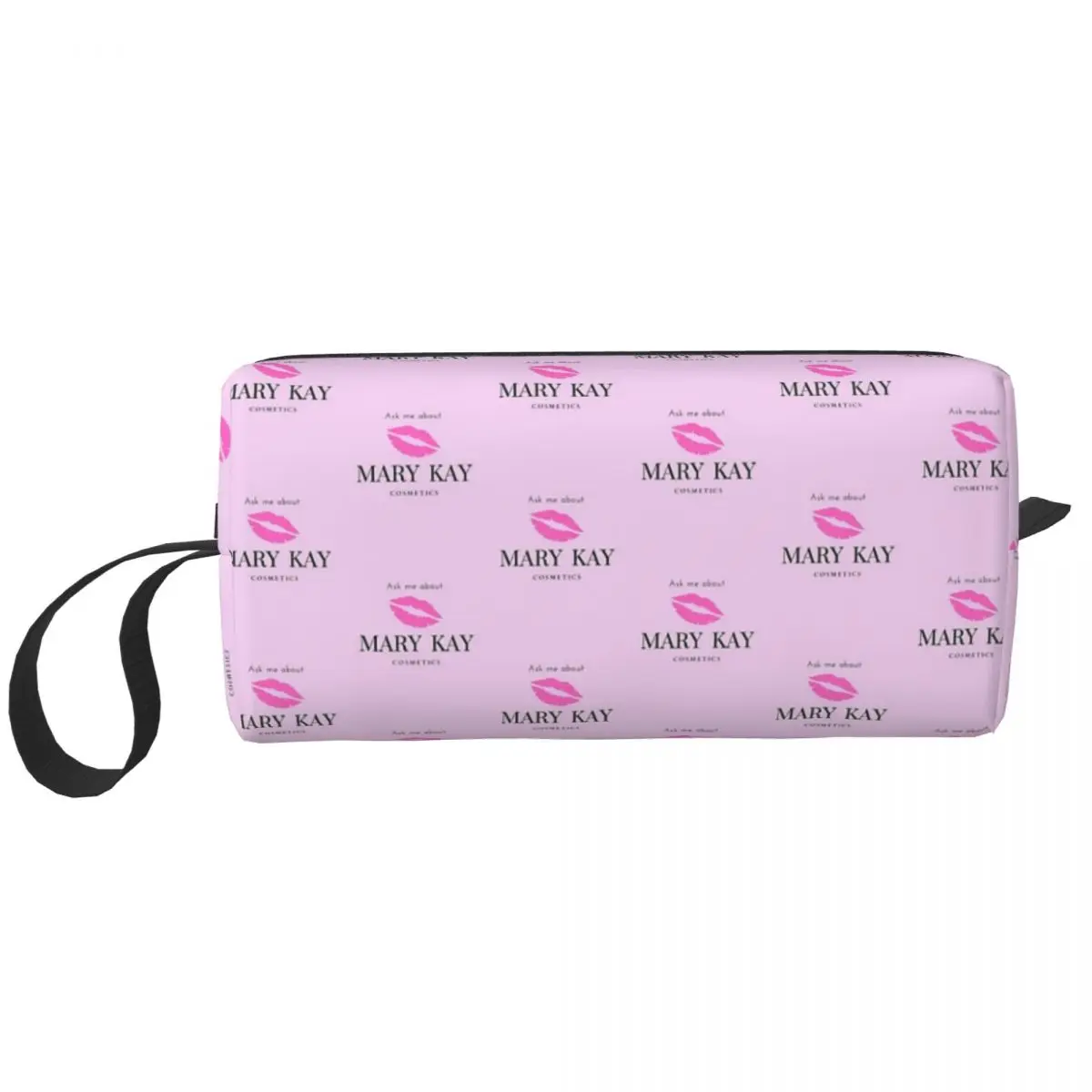 Ask Me About Mary Kay Cosmetics Makeup Bag Cosmetic Storage Dopp Kit Toiletry Cosmetic Bag for Women Beauty Travel Pencil Case