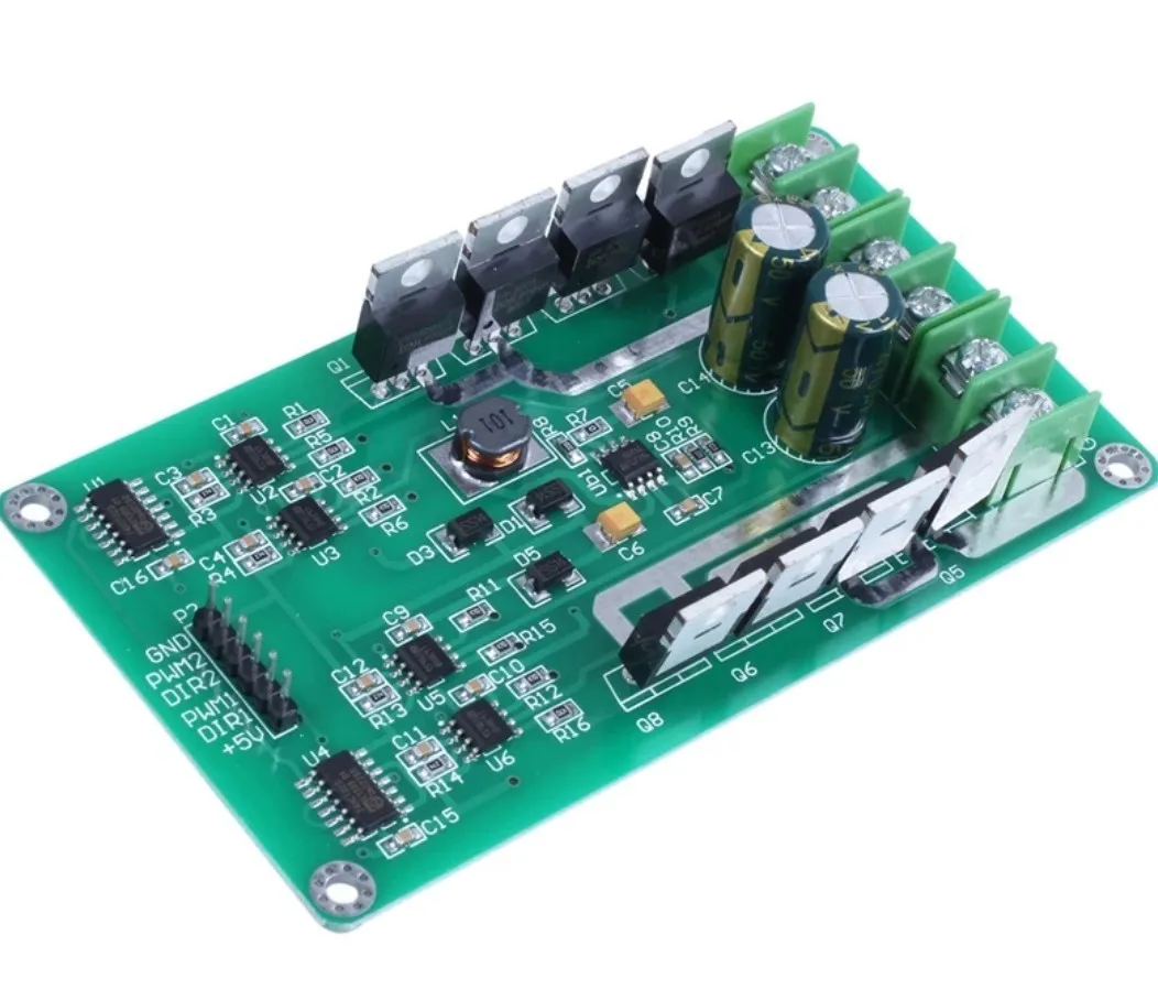 Industrial Grade 1 Dual Motor Drive Module with High-power H-bridge Strong Braking Function DC Power