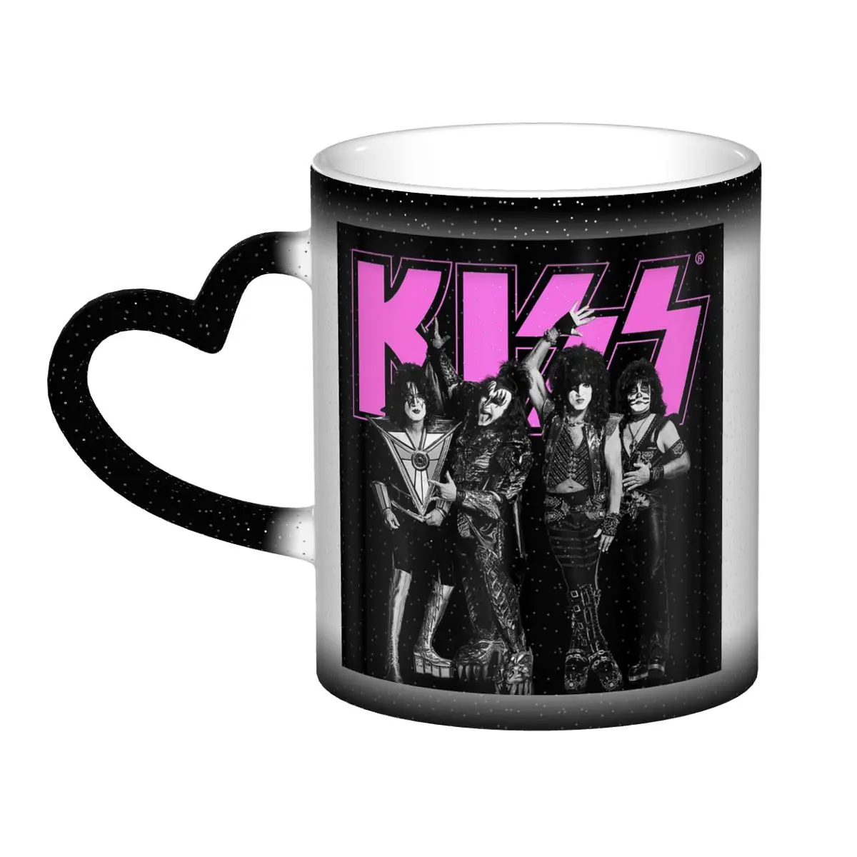 

Kiss Rock Band Retor Mug Funny Ceramic Coffee Cups Tea Mugs Milk Cup Drinkware Gifts for Woman Man