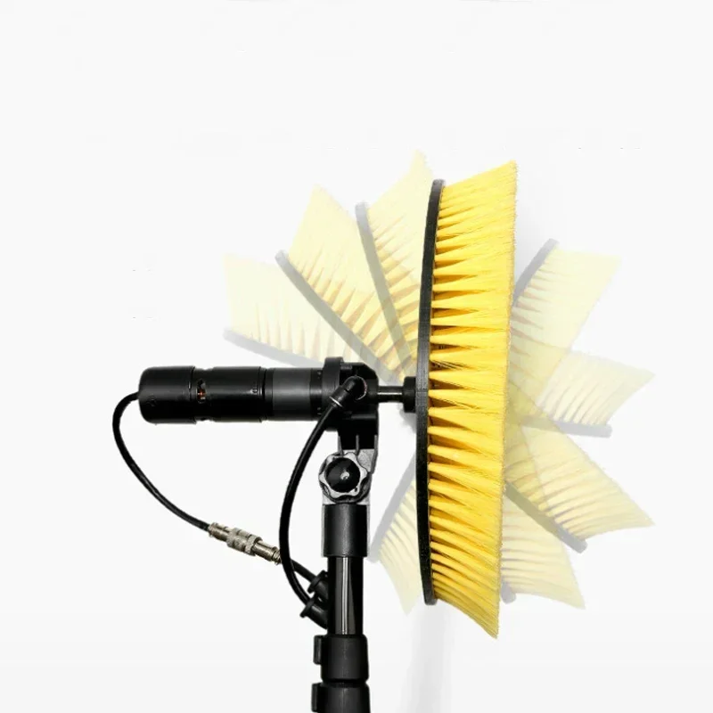 2025/Adjustable Length 3.5m 5.5m 7.5m Solar Panel Cleaning Brush Rotating Brush Solar Panel Cleaning