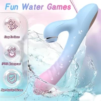 2 IN 1 Sucking Vacuum Stimulator Dildo Vibrator G Spot Clit Nipple Vaginal Massager Wearable Vibrator Adult Sex Toy for Women - Image 5