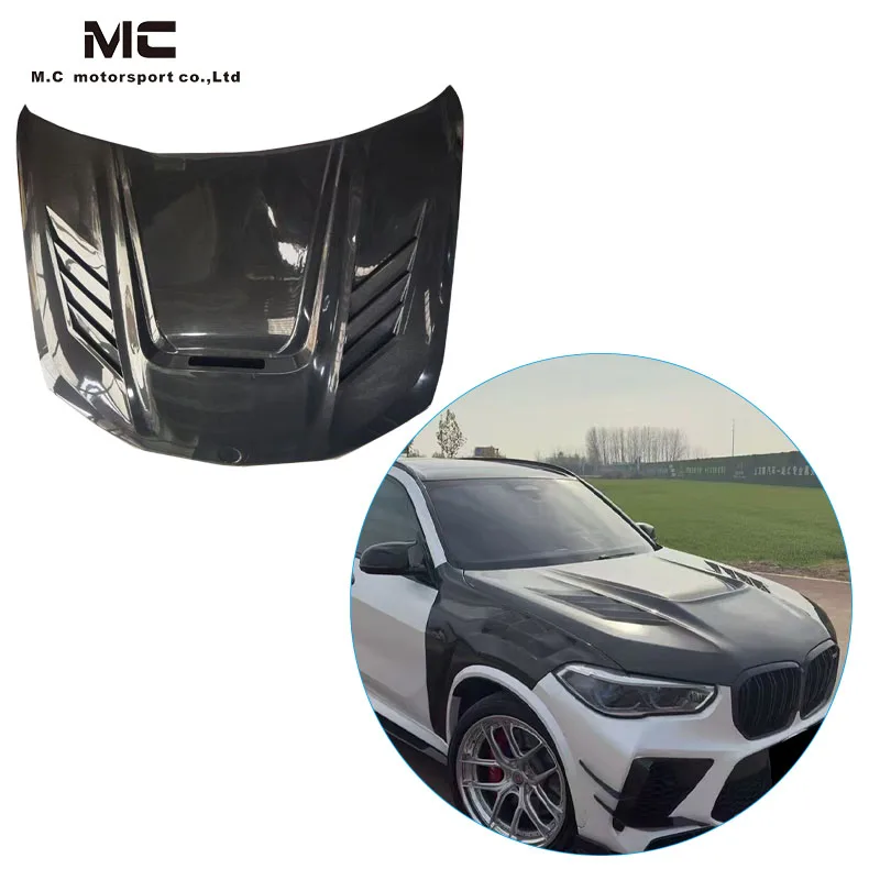 

Для BMW X5 F95 углеродное волокно капот из углеродного волокна карбоновый капот крышка двигателя