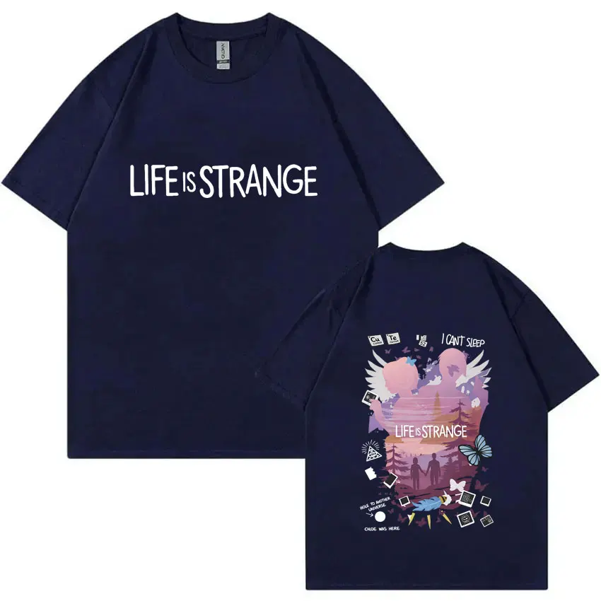 Hot Sale Game Life Is Strange I Can't Sleep T-shirt Men Women Casual Vintage Oversized T Shirts Summer Male Fashion Streetwear