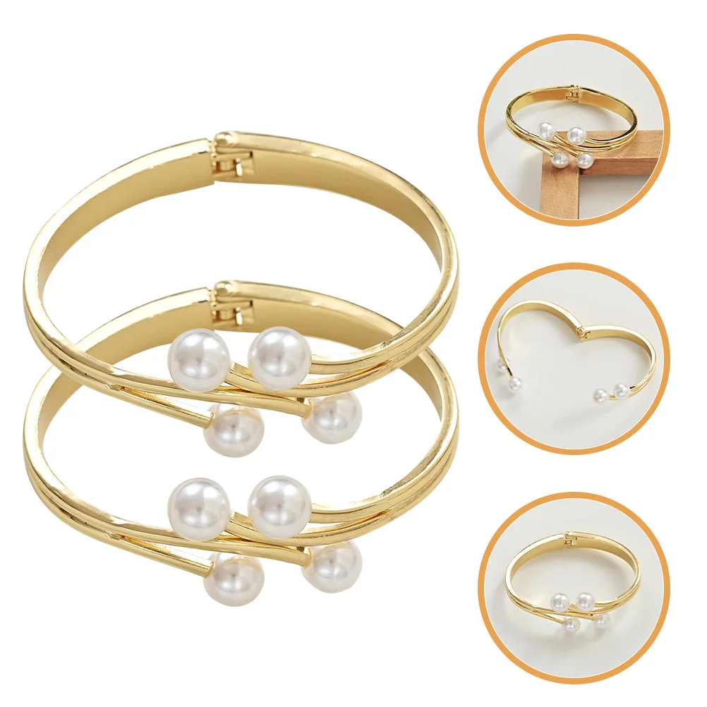 

2Pcs Pearl Curtain Tiebacks Metal Alloy Decorative Clips for Home Window Curtains Pearl Curtain Tiebacks Home Decor