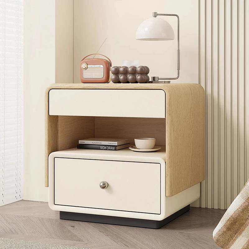 

Modern Luxury Nightstand Bedroom Trendy Elegant Storage Nightstand Beauty Classic Mesita De Noche Con Cajón Oculto Furniture