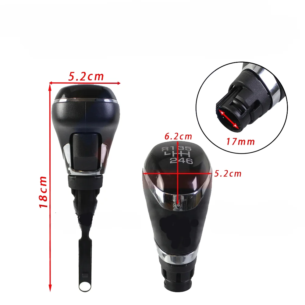 5 6 Speed Knob Manual Gear Knob Daily Driving Precision Engineering Car Accessory Accessory Precision Engineered
