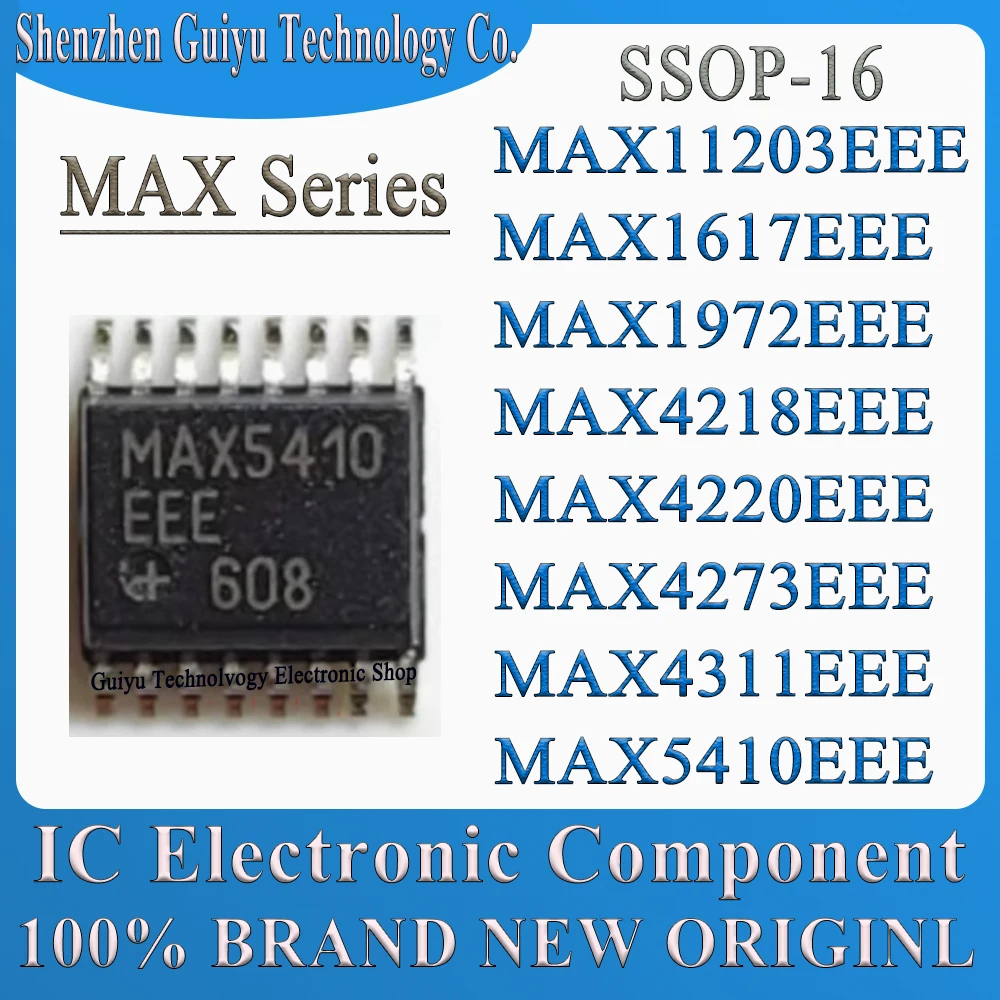 

MAX11203EEE MAX1617EEE MAX1972EEE MAX4218EEE MAX4220EEE MAX4273EEE MAX4311EEE MAX5410EEE MAX4273 MAX4311 MAX1972 SSOP-16 Микросхема